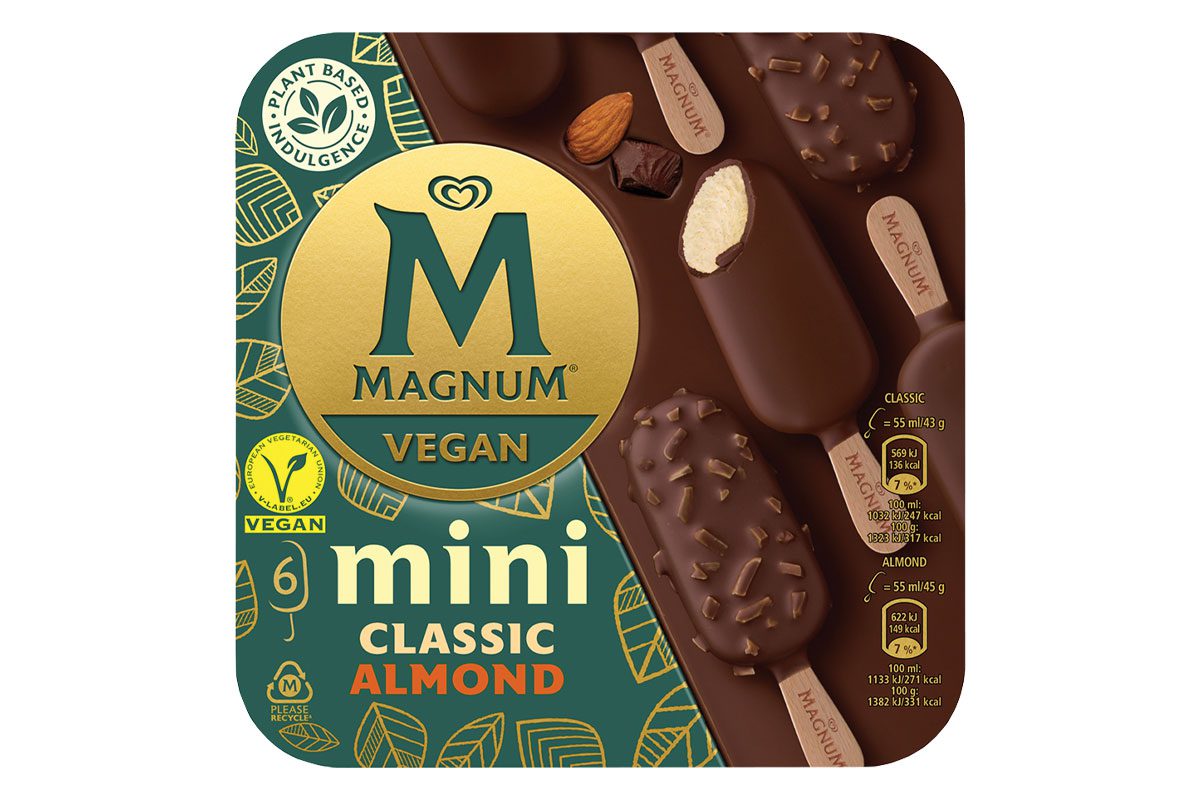 Magnum vegan mini classic almond