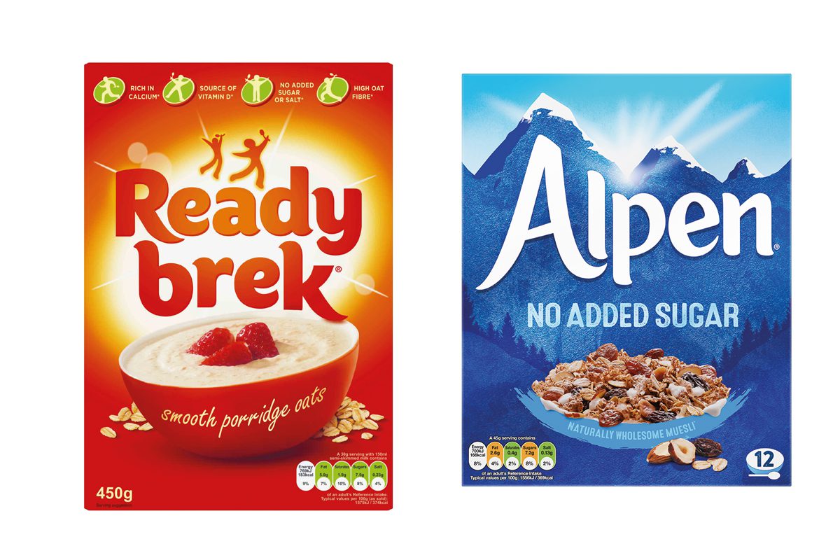 Ready Brek and Alpen cereals 