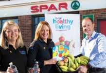 (From left) Gillian Edgar and Kathryn Neil with CJ Lang boss Colin McLean.