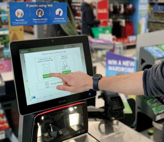 Computer age checks are on trial ASDA self service age check