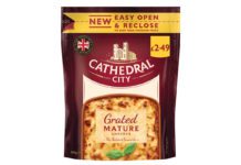 Cathedral City grated mature cheese