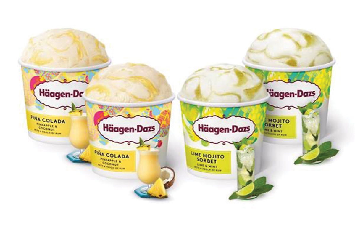 Häagen-Dazs cocktail ice creams