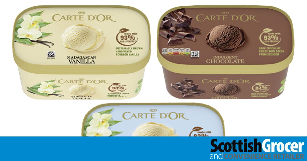 Unilever switches Carte D'Or ice cream to paper tubs