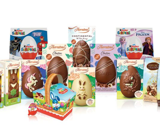A facelift for Ferrero packs Easter eggs