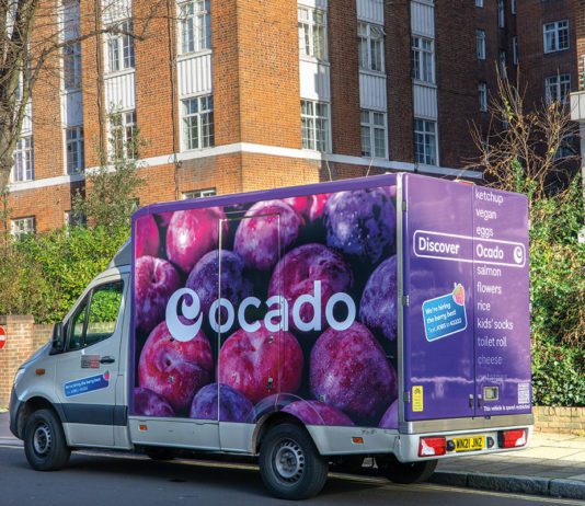 Rapid delivery is on the rise Ocado delivery van