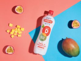 It’s sunshine in a bottle Get More Vits’ Vitamin D Mango & Passionfruit drink contains 10ug of vitamin D.