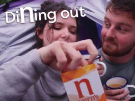 Taking to the small screen Nairn’s signature ‘n’ is highlighted in different words throughout the TV advert.