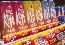 The Rubicon Raw range brings tropical flavours to the energy drinks category.