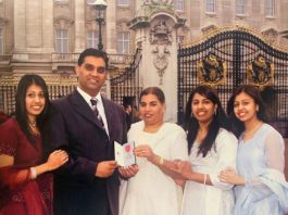 Champion of Dundee Mohammed Issa and family