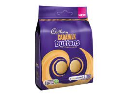 Caramilk buttons up for spring Cadbury caramilk buttons