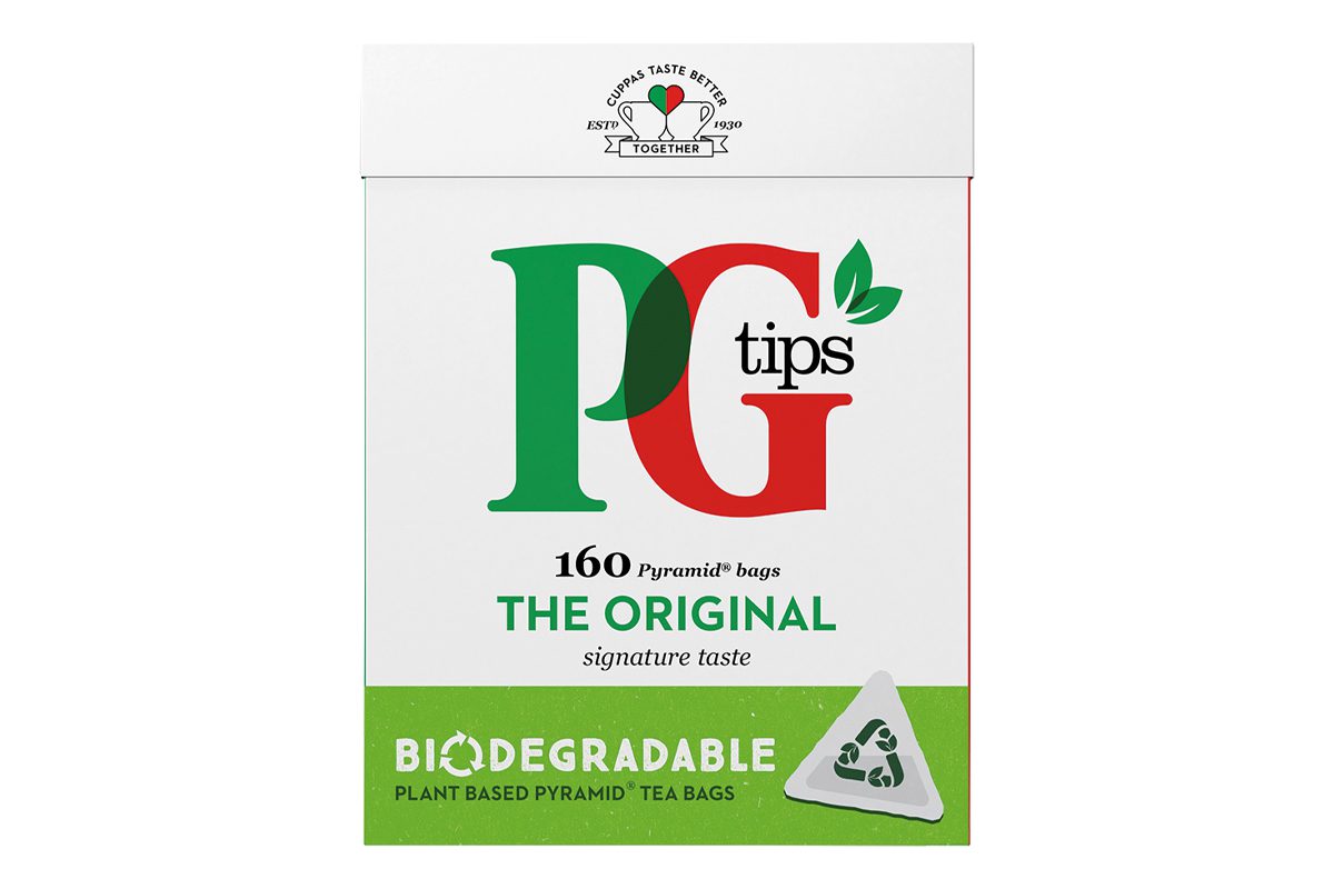 PG tips biodegradable pack