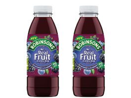 Undiluted fruit flavour Robinsons blackberry and blueberry