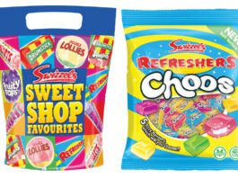 Bagging big sales in store Swizzels sweet shop and choos