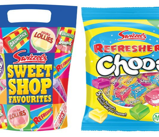 Bagging big sales in store Swizzels sweet shop and choos