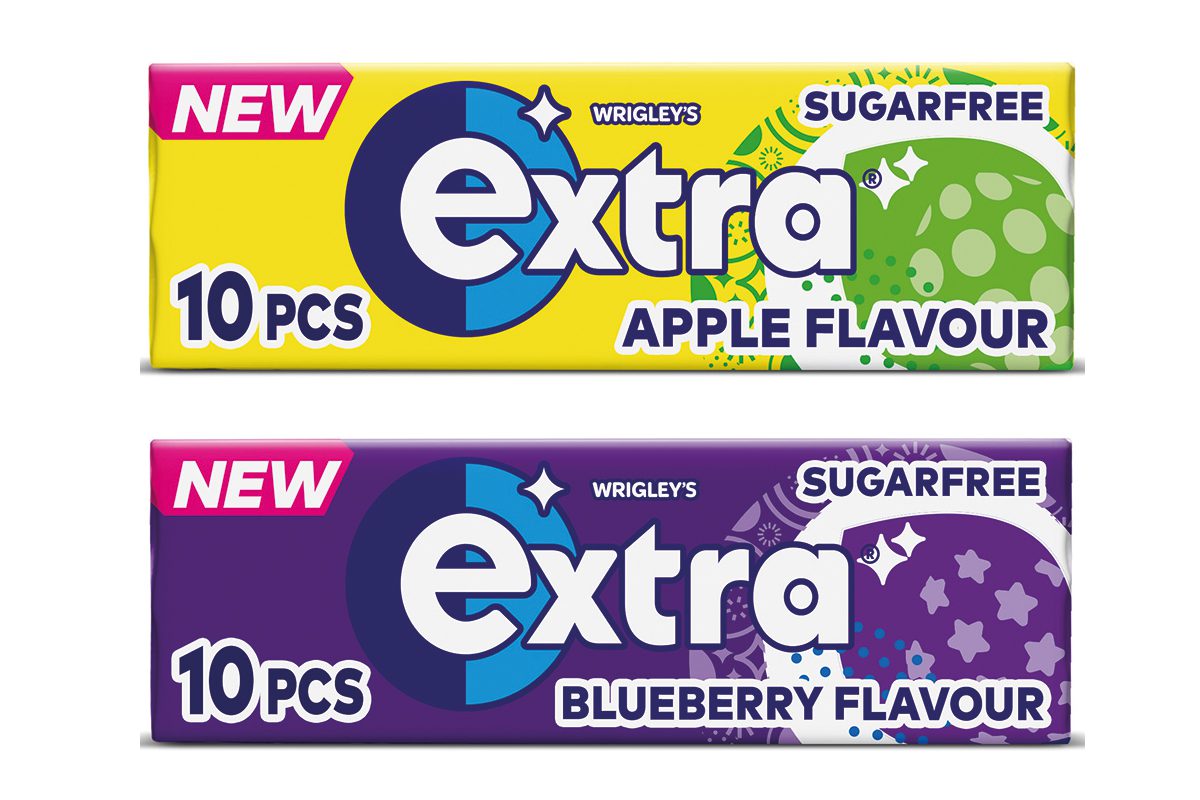 Wrigleys extra fruit flavours