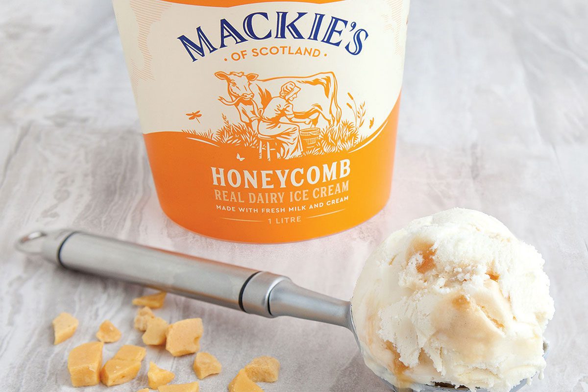 Mackies honeycomb ice cream