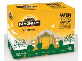 Relaxing with a can of cider