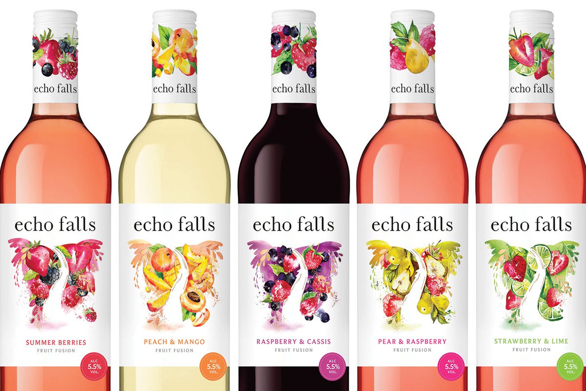 Ranges like Echo Falls Fruit Fusions should appeal to younger adult consumers.