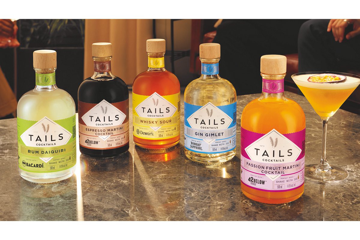 All shook up: Bacardi’s Tails range takes the complexity out of cocktail serves.