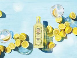 Zesty twist on a London Dry New lemon Bombay Sapphire