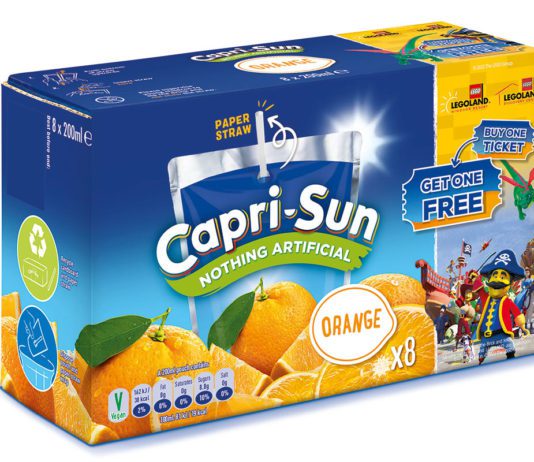 Two trips for the price of one with Capri-Sun Capri-Sun new legoland promotion