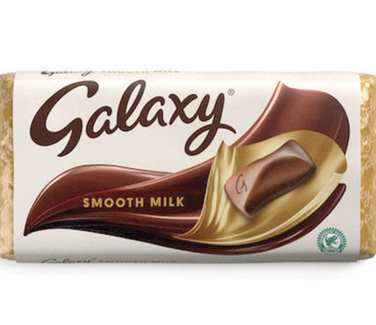 Mars acts for Earth galaxy chocolate bar