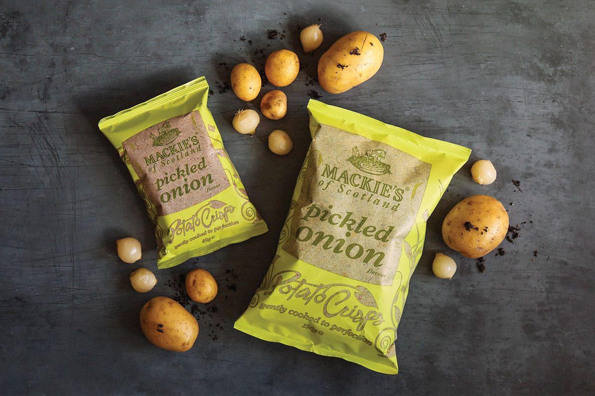 Mackie’s pickled onion crisps