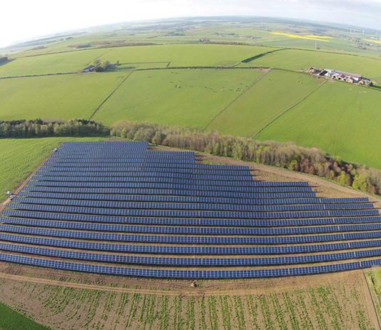 Scooping a sustainable prize solar power farm