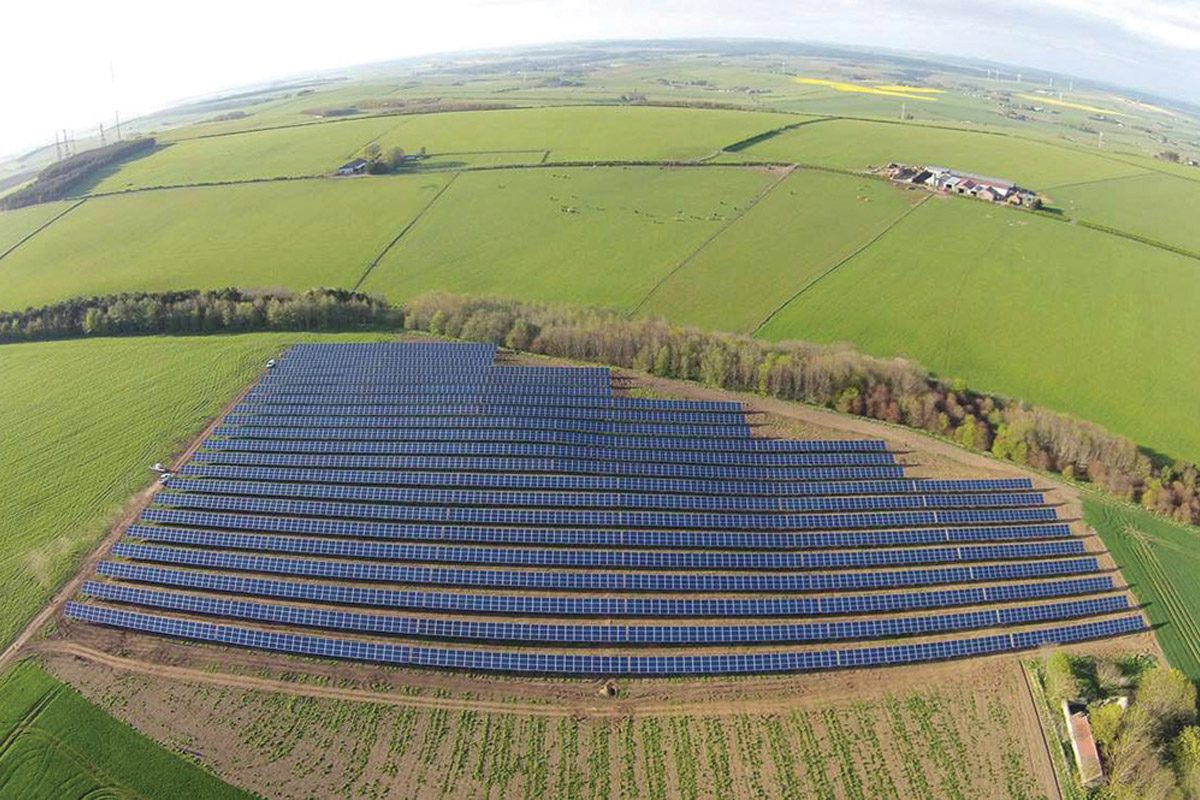 solar power farm