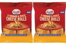Wall's cheddar and Pickle Cheese Rolls