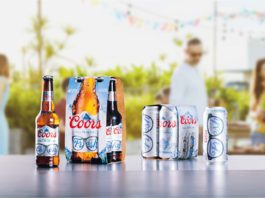 A chilling message Coors bottles and cans