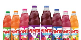 Range of Vimto juices