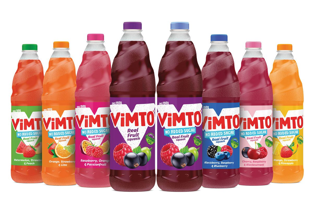 Range of Vimto juices