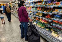 woman in supermarket