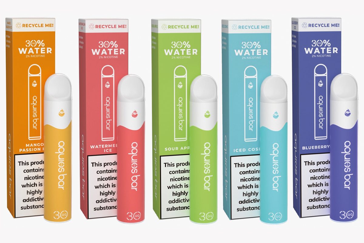 Aquios water-based vapes