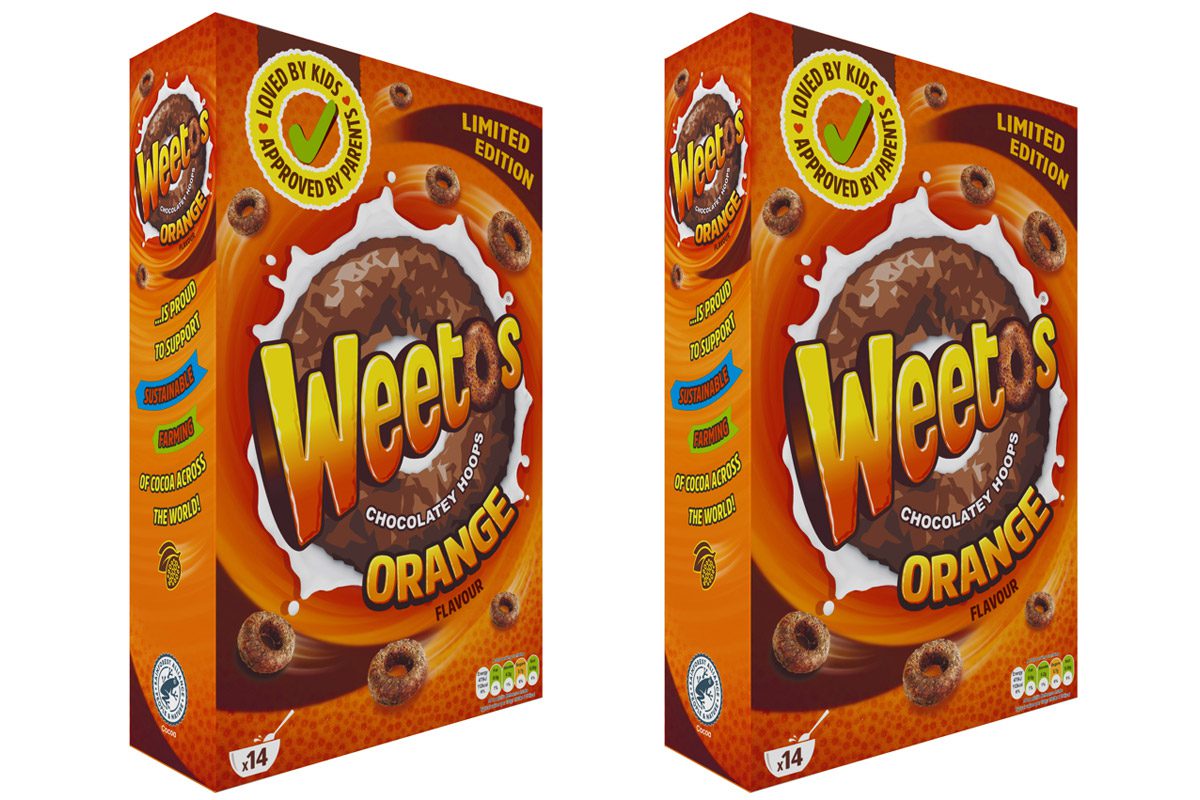 Weetos Orange Chocolatey Hoops 