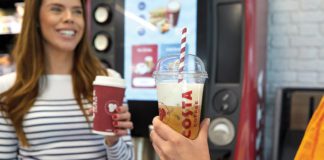 Costa hot and iced drinks