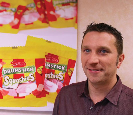 Data driven sweet sales Man with Swizzels sweets