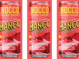 Fruit loose for summer Nocco energy drink