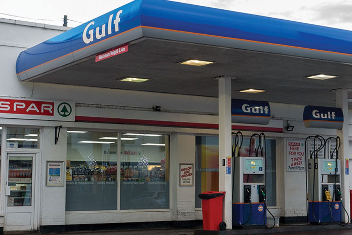 Gulf Crieff forecourt