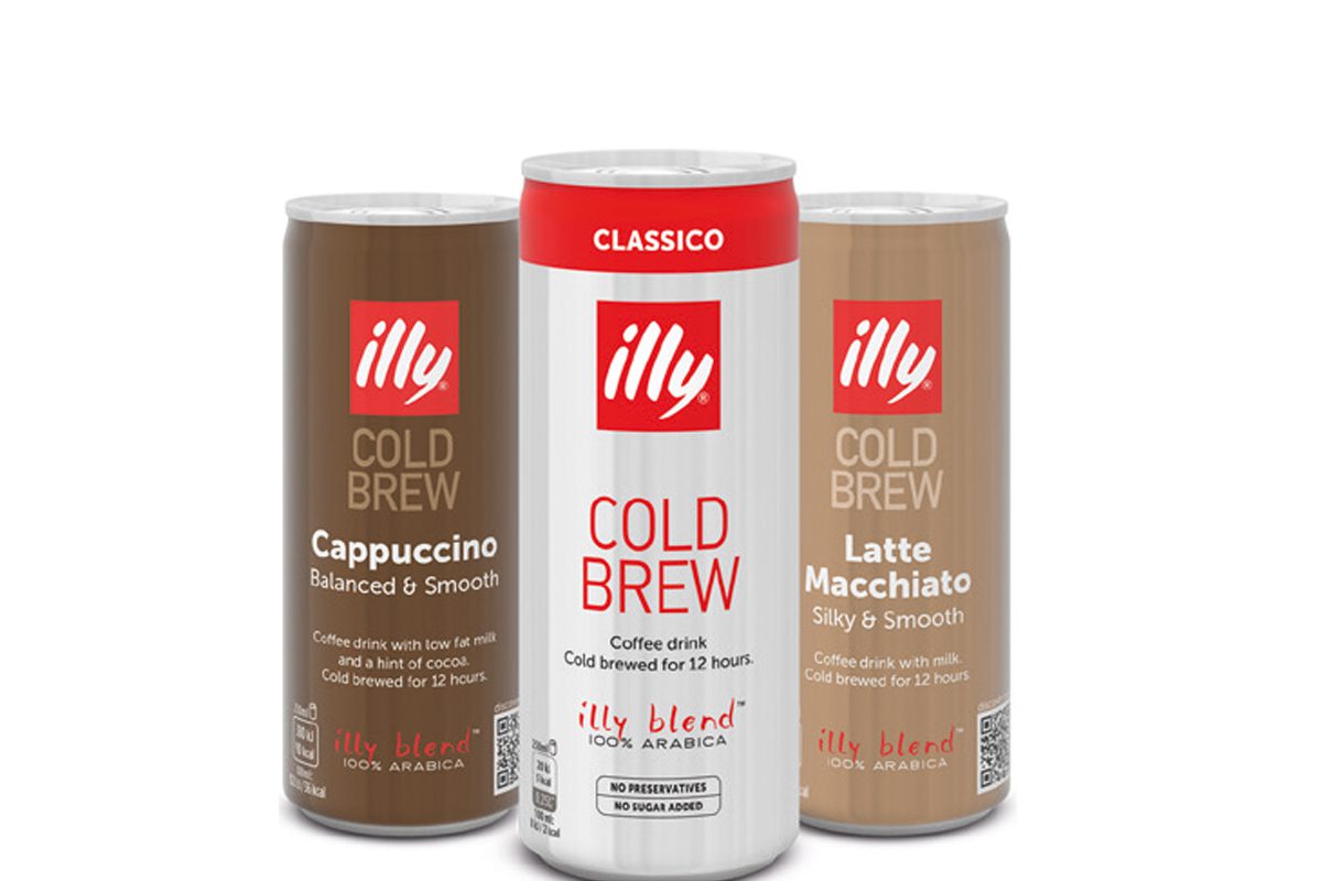 Illy Cold Brew coffee cans