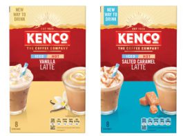 Barista coffee in the kitchen Kenco’s Latte range