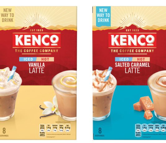 Barista coffee in the kitchen Kenco’s Latte range