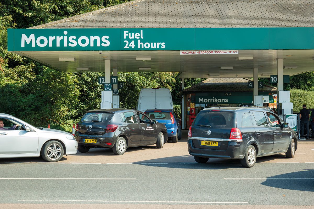 Morrisons forecourt