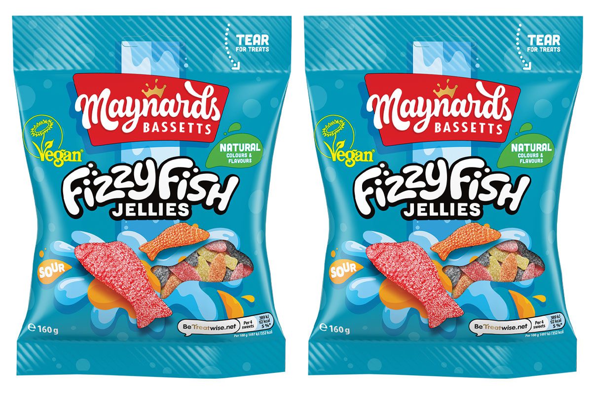 vegan fizzy fish jellies