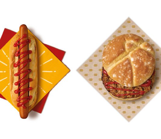 Rolling out a hot food to go offer Rollover hotdog and burger