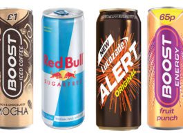 Shaking it up in the chiller variety of energy drinks
