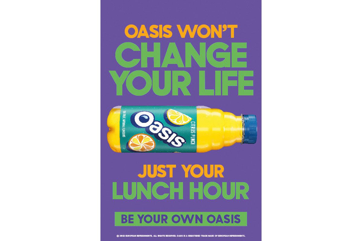 Oasis juice poster