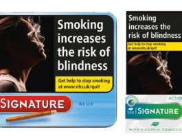 Recapturing volume sales Signature cigar packs