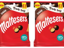 The dark side of the Malteser Dark Malteser treat bag